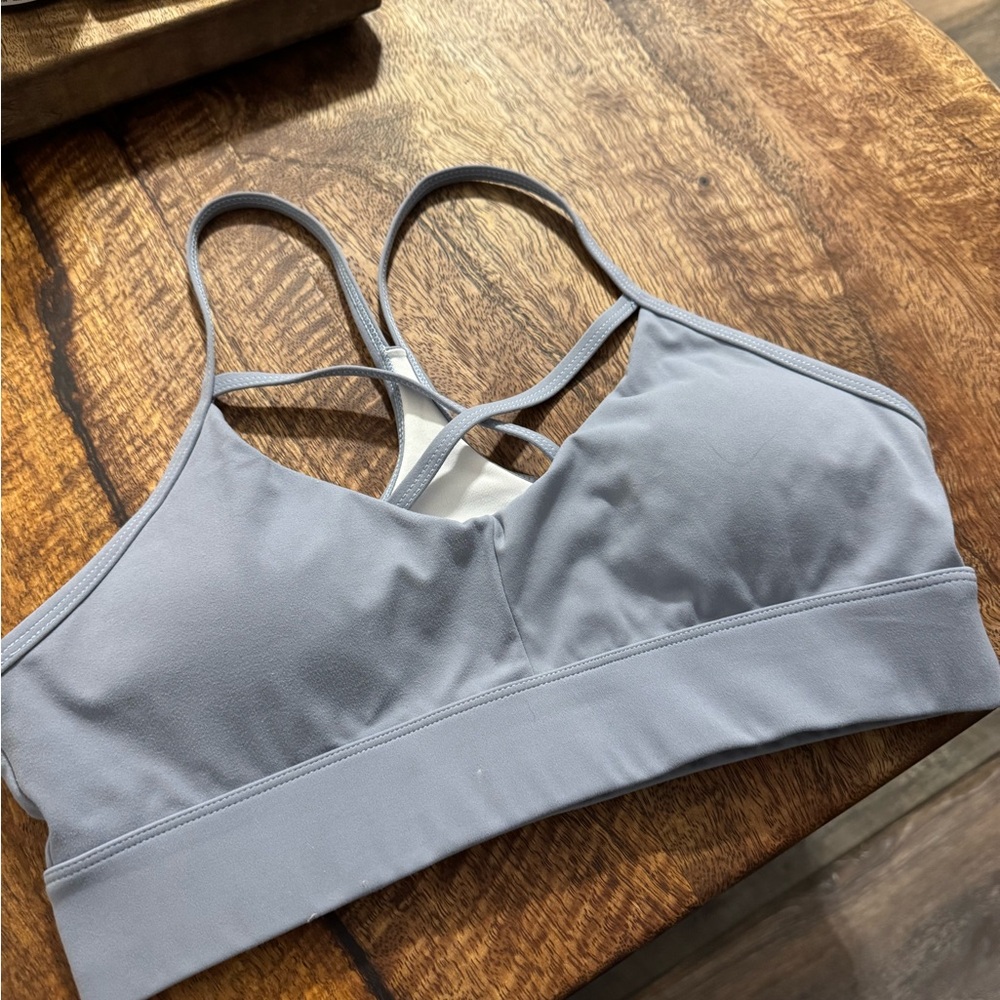 NVGTN Light Gray Sports Bra